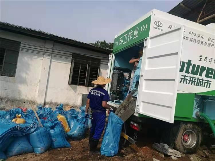 大连工业污泥压干处理